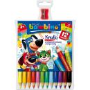 Moje Bambino-Farbstifte 12 Farben im Holzmantel