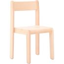 Stuhl Alex 3 mit Filzgleitern, Sitzhöhe 35 cm, für Tischhöhe 59 cm, Buche