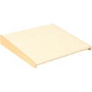 Podest Rampe, Höhe 10 cm, Linoleum beige