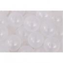 Ballbadbälle - durchsichtig, 250 Stck., Durchmesser 8 cm