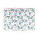 Kissenbezug, 35 x 50 cm, weiss, mit Igelchen