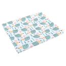 Deckenbezug, 70 x 120 cm, weiss, mit Igelchen