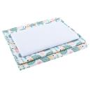 Bettwäscheset, klein, weiss, mit Igelchen