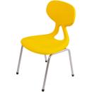 Stuhl Colores 5, Sitzhöhe 41 cm, für Tischhöhe 71 cm, gelb