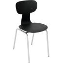 Stuhl Ergo 6, Sitzhöhe 46,5 cm, für Tischhöhe 76 cm, graphit