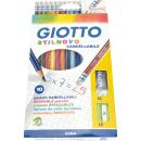 GIOTTO Radierbare Buntstifte, 10 Farben