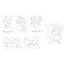 PlayMais - Vorlagenkärtchen schwarz/weiss