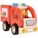 Feuerwehrauto mit Schlauch