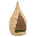 Cosy Weidenhütte, mini, mit Kissen