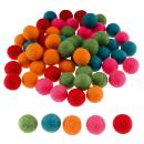 Filzkugeln, 64 Stck.