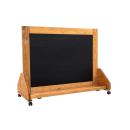 Kreativtafel auf Rollen, für Draussen – Kreidetafel