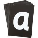 Schablonen für Mini-Leuchttafeln - Kleinbuchstaben