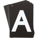 Schablonen für Mini-Leuchttafeln - Grossbuchstaben