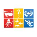 Bastelschablonen - Meerestiere