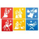 Bastelschablonen - Krippenfiguren