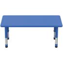 Tisch Felix, rechteckig - blau