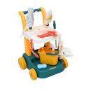 Wagen mit Spielputzzeug, 11er-Set