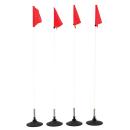 Markierungsfahne mit Ständer, 4 Stck.