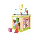 Würfel mit Labyrinth und Perlen