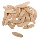 Naturholzscheiben, oval, 250 g