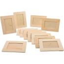 Bilderrahmen aus Holz, 12 Stck.