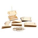 Vogelhaus zum Aufbauen, 6 Stck.