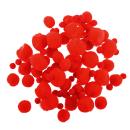 Mini-Pompons, 100 Stck., rot