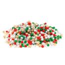 Pompons, 1000 Stck., Farbenmix