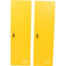 Türen für Metallspind-Korpus, 2 Stck. - gelb