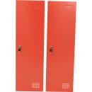 Türen für Metallspind-Korpus, 2 Stck. - rot
