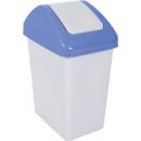 Abfallbehälter C mit Schwingdeckel, 25 l - blau