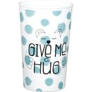 Becher, 250 ml, aus Kunststoff, Give me a Hug