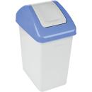 Abfallbehälter E mit Schwingdeckel, 10 l, blau