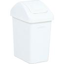 Abfallbehälter C mit Schwingdeckel, 25 l - weiss