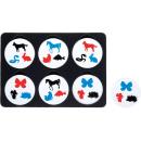 Paar-Suchspiel und Einlegepuzzle Grafiken - Tiere