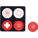 Paar-Suchspiel und Einlegepuzzle Grafiken - Rot-Weiss