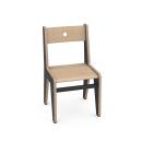 FLO Stuhl 1, SH 26 cm, schwarz