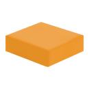 Sitzkissen Regenbogen, quadratisch, H 10 cm - orange