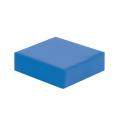 Sitzkissen Regenbogen, quadratisch, H 10 cm - blau