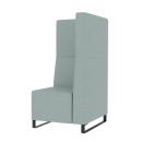 Universum Einsitzer, H 133 cm, rechte Lehne, Bezug KG (899028-T2-B2P)