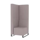 Universum Einsitzer, H 163 cm, linke Lehne, Bezug KG (899028-T3-B3L)