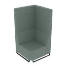 Universum Ecksitz T90, H 163 cm, mit Rückenlehne, Bezug KG (899065-T3-B0)