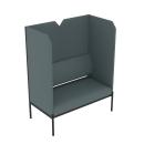 Nexa High Sofa 2er, 2 Seitenwände, Bezug BD (899089)