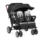 Kinderwagen 4-Sitzer Linea Quard Sport, schwarz/grau
