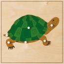 Montessori Tierpuzzle, Schildkröte