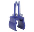 Befestigungsclip Stab/Reifen, blau