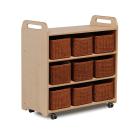 Natura Mobiles Regal L, mit Rückspiegel, B 90 cm