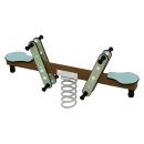 Balken-Federwippe Urbi-C (blassgrün), Beton-Bodenanker