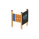 Orbis H Tic-Tac-Toe-Spiel mit Malwand