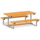 Sitzgruppe ohne Rückenlehne